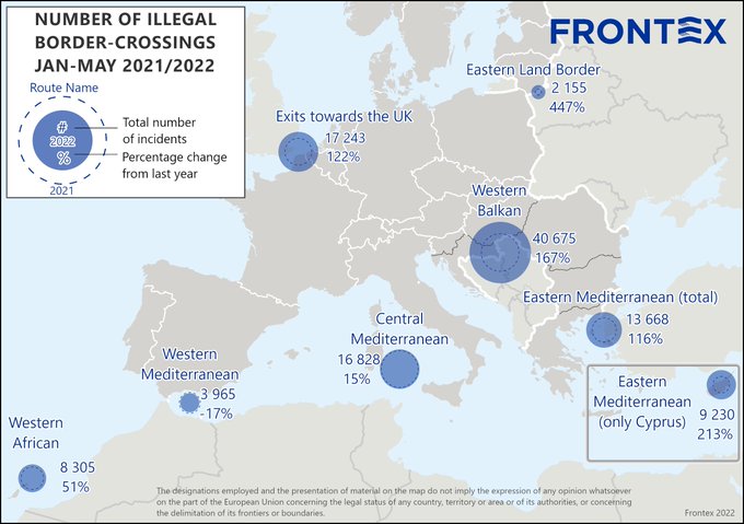 Le point sur les migrants entrant dans l’UE